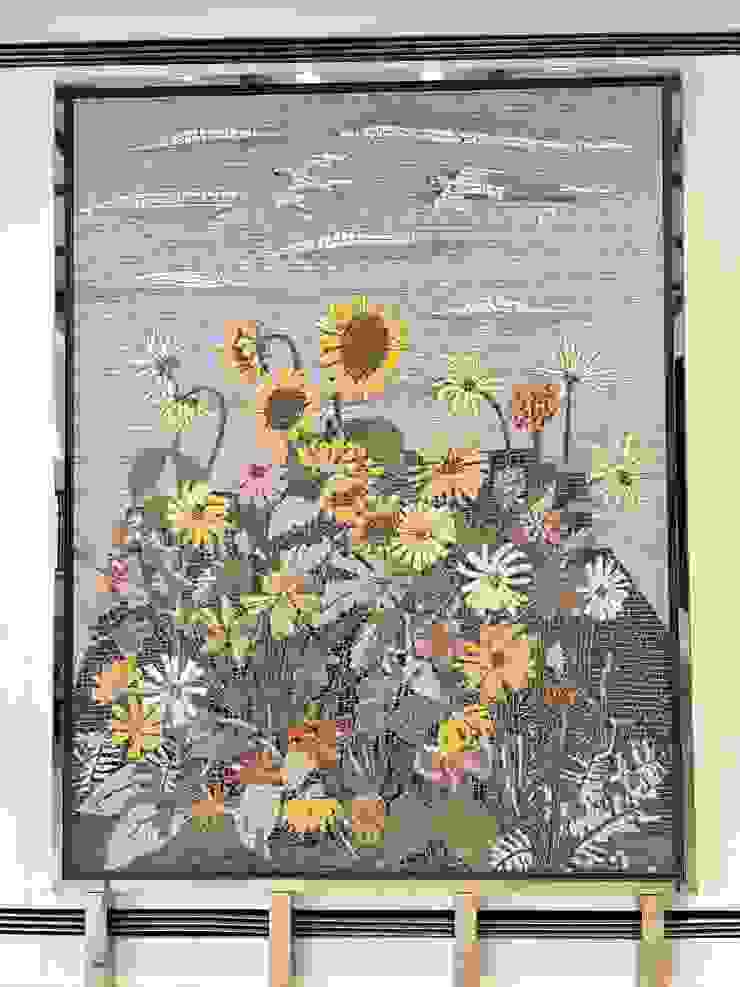 《熱帶植物》顏水龍 磁磚 馬賽克拼貼 1972 作者拍攝