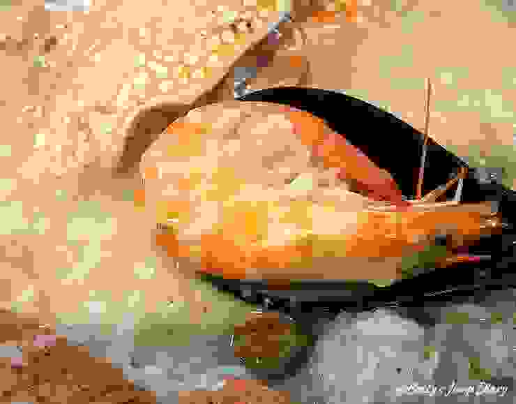 ▲霸氣螃蟹海鮮粥（台中大里店）霸氣神仙打架海鮮粥/圖片來源：Betty's Jump Diary