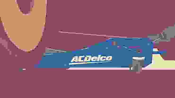 我們用動畫介紹 ACDelco 所推出的汽車千斤頂的功能特色。圖片來源：寓寓動畫