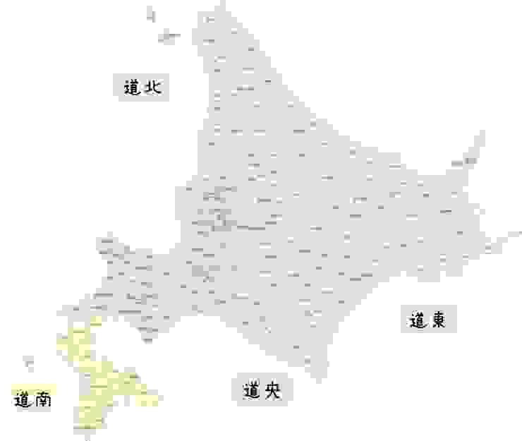 北海道分區地圖/資料來源:網頁資訊