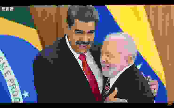 委內瑞拉總統馬杜羅和巴西總統魯拉