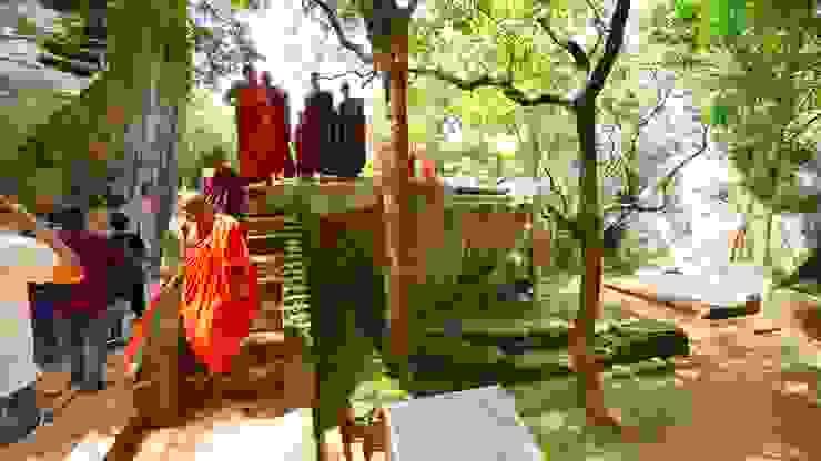 獅子岩層作為僧侶修行處所