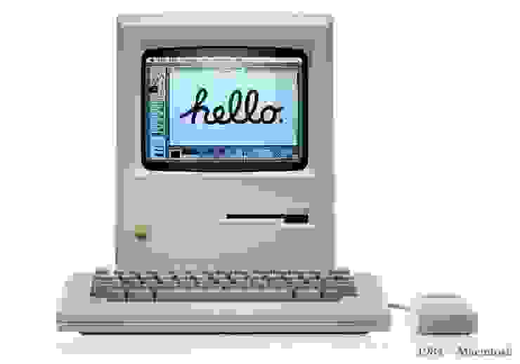 1984年蘋果電腦公司出產的Mac個人電腦