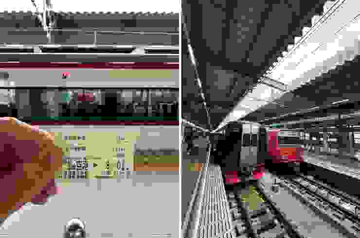 名鐵系統，跟東京、大阪不太一樣，看起來更像一般火車