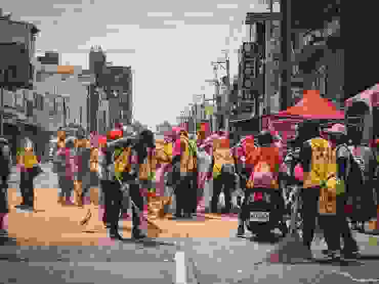 北港，掃街的志工們，攝影於2024/3/23