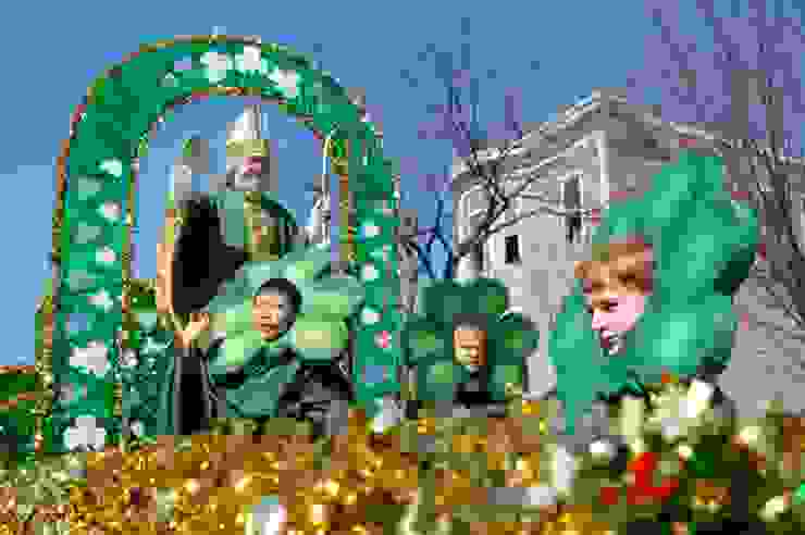波士頓 St. Patrick Day 大遊行。