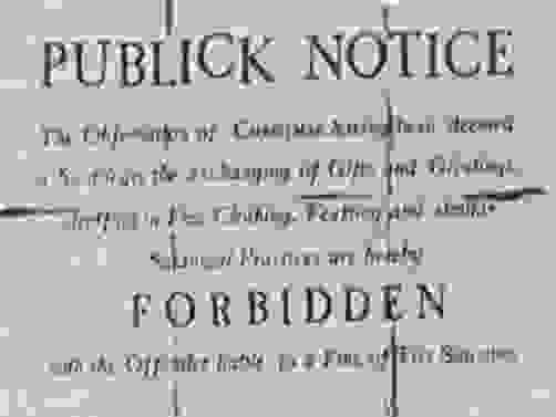 1647 年 6 月 8 日議會通過"康樂條例(Ordinance of Recreation)"禁止慶祝聖誕節和其他宗教節日。