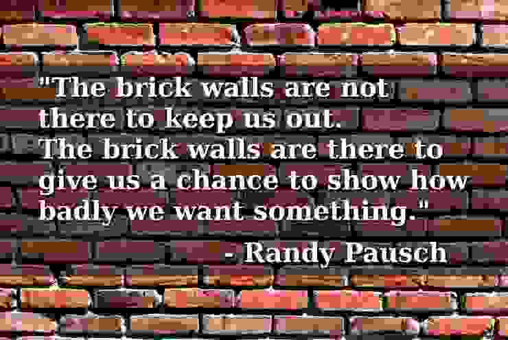 Randy Pausch 著名的牆