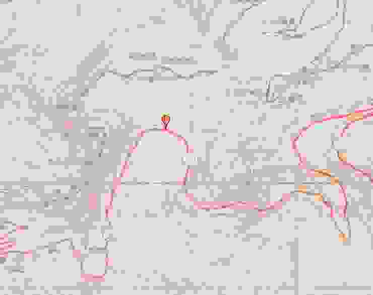 從今日阿里山公路往二萬平的「產業道路」有一小段其實是以前台18線的舊線。紅色圖釘的位置則是今日垃圾轉運站的位置，也是工程便道的起點。(取自1985年二萬五千分之一經建版地形圖(第一版))