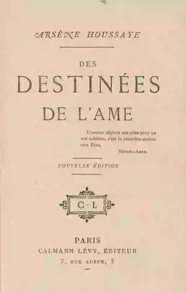 這本人皮書裝訂的書籍為《Des Destinées de l'âme》（靈魂的命運)，圖片來源：Harvard
