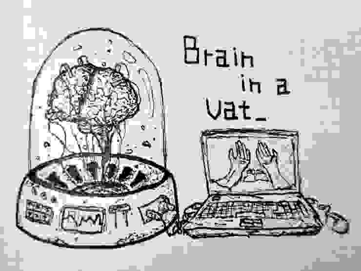 哲學家帕特南姆提出的哲學思想實驗─桶中腦(Brain in a vat)