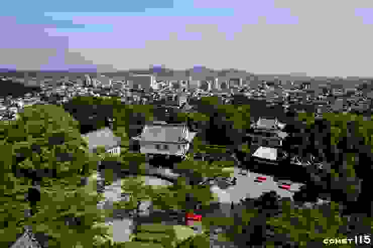 從望樓可以360度欣賞犬山市的風景