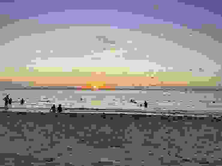 模里西斯Flic en flac海邊的夕陽