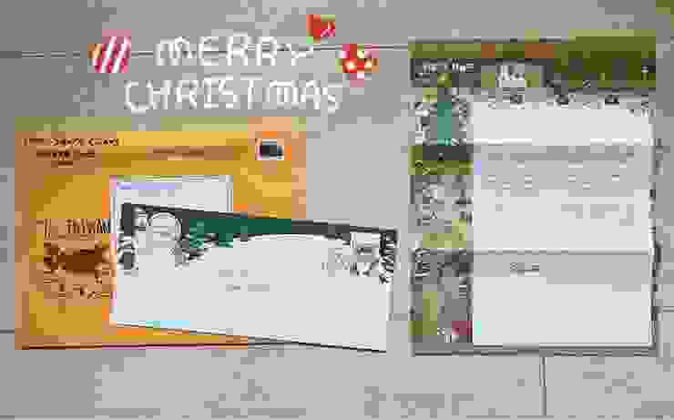 加拿大聖誕老人的回信，信封還畫圖也太驚喜了，信封跟信紙都好可愛，謝謝忙著準備聖誕節的老公公和小精靈喜歡小貝的圖畫。