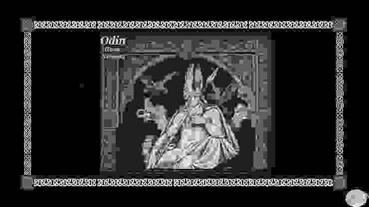  奧丁神和他的兩隻烏鴉“Hugin”和“Munin”坐在他的寶座上。（照片：維基共享資源）