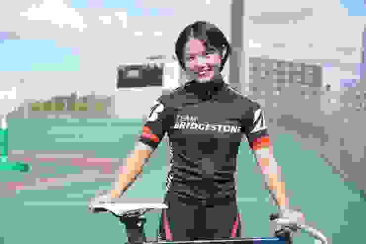 日本競輪女選手：神戶 暖稀羽 (@kanbe__2)，我google來的。