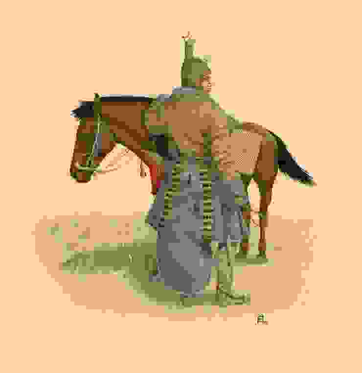 斯基泰人畫像 A Scythian (reconstruction by Dimitri Pozdniakov) | Wikimedia Commons