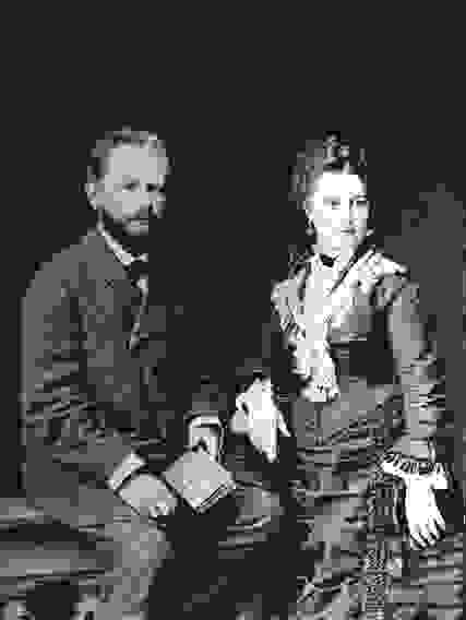 柴可夫斯基與安東妮娜本尊（攝於1877年）