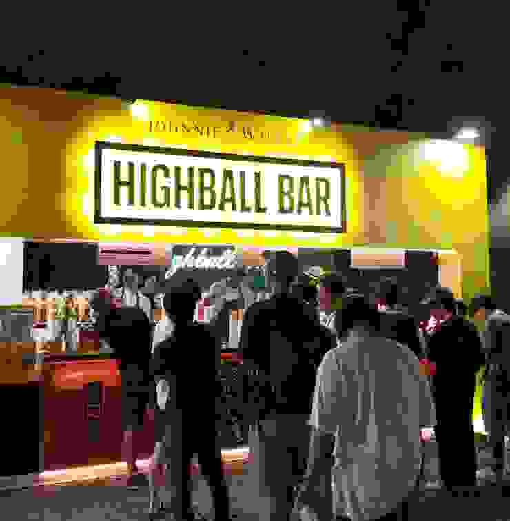 威士忌大牌的Highball，其實還有其他酒廠的攤位，一整場音樂祭就無酒不歡啊！