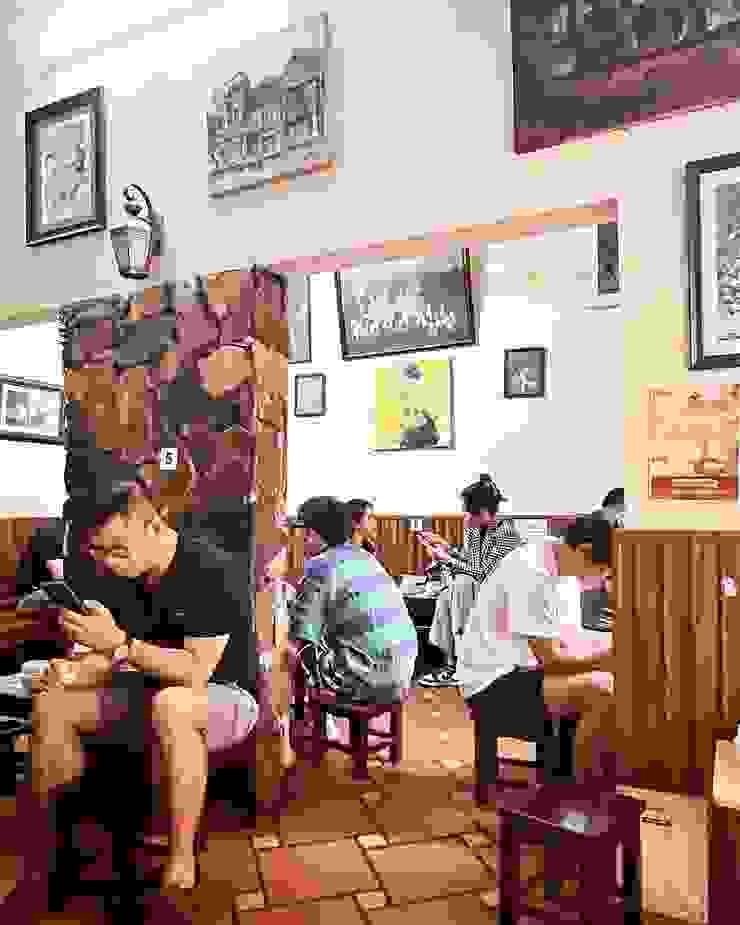 Cafe Giảng 越南蛋咖啡創始店，二樓很像家庭式客廳的座位區