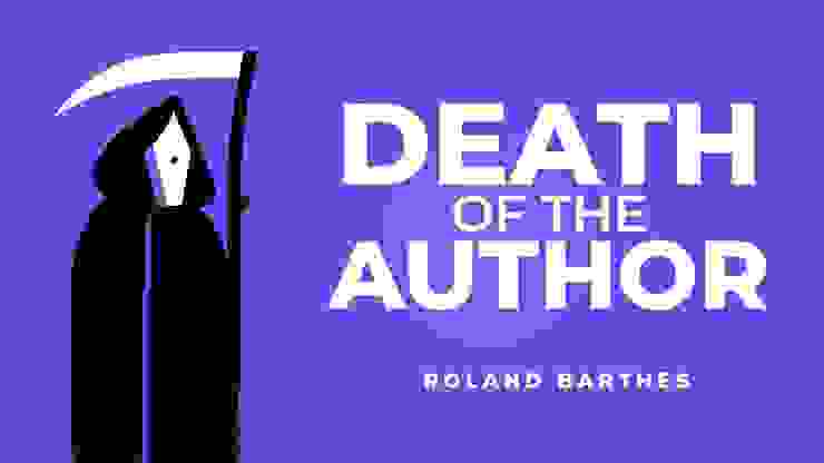 〔作者之死，圖片來源：https://www.trueblueguide.com/2022/07/death-of-the-author-roland-barthes-essay.html〕