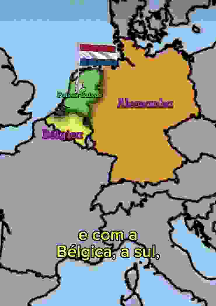 綠色區域為荷蘭；黃色區域為比利時；橘色區域為德國