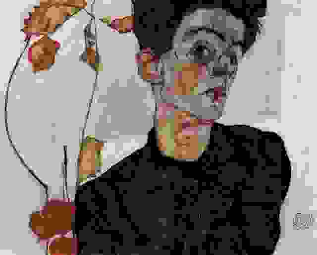 Egon Schiele 自畫像