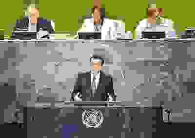 李克強2016年於第71屆聯合國大會演說(圖源:新華社)