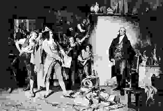 法國大革命份子前往指控拉瓦謝先生叛國