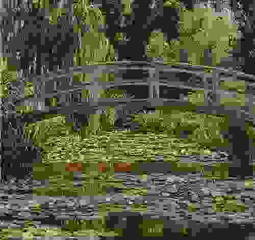  吉維尼的日本橋及睡蓮池,1899,Monet422, 美國 賓州費城藝術博物館