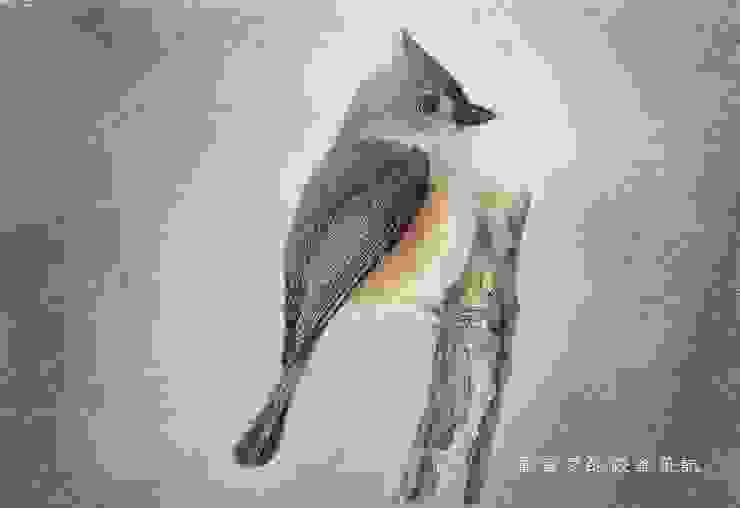 黑冠山雀，畫於2023.10.19