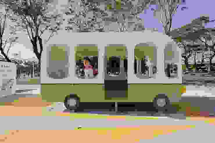 兒童交通公園 巴士造景