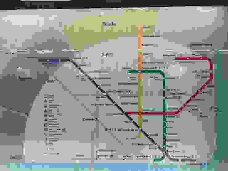 里斯本地鐵路線圖