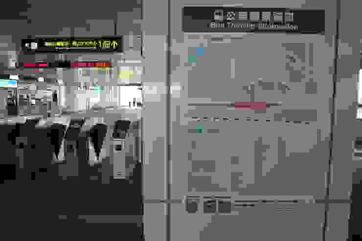 南岡山站內的公車轉乘資訊