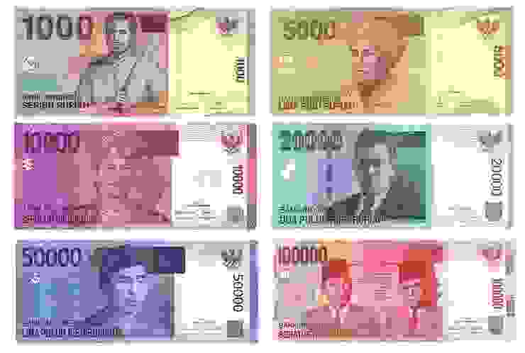 印尼盾紙鈔的面額