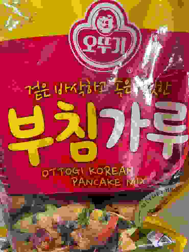 各大超市都買得到的韓式煎餅粉很好用喔