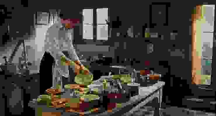 2009年的電影《美味關係》中的廚房設計