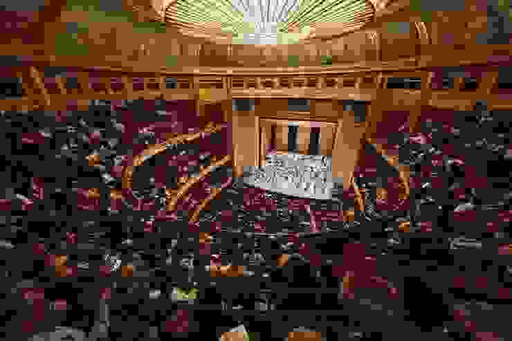 國家交響樂團（NSO）2024歐洲巡迴演出在法國時間4月13日晚間於歷史悠久的香榭麗舍劇院（Théâtre des Champs-Élysées）劃下句點，為此行譜下完美樂章。（鄭達敬攝，國家交響樂團提供）