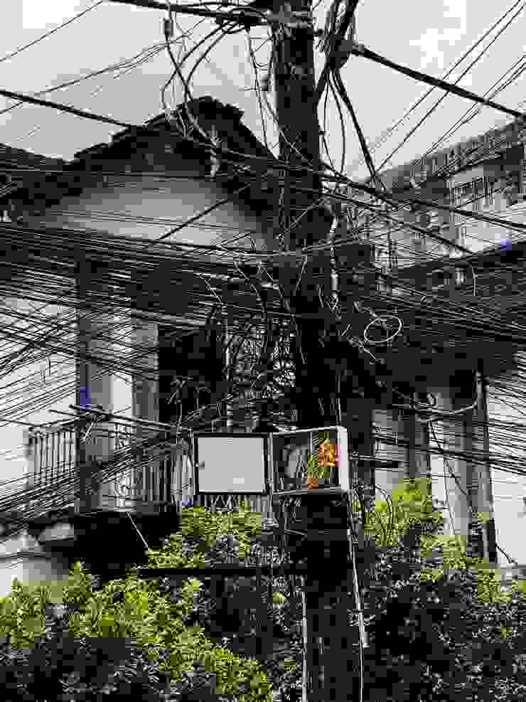 剪不斷理還亂的緬甸街頭電線