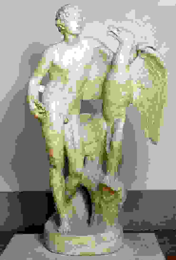 《Ganymede with the eagle》年輕的特洛依王子加尼米德被宙斯化身的老鷹所綁架(圖片來源：美術館官網)