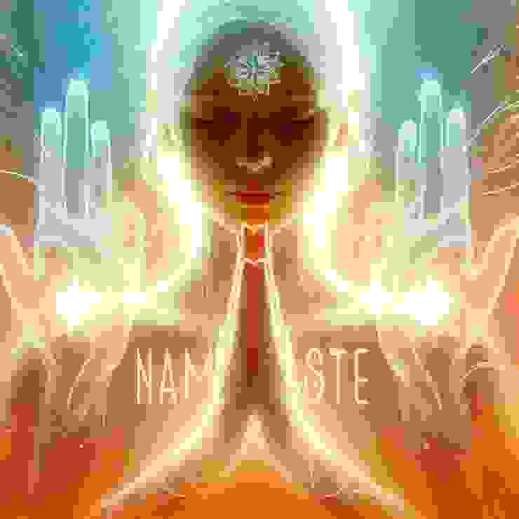 請Being畫的Namaste