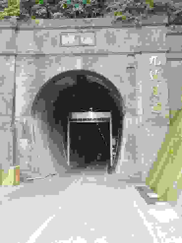 九號隧道北口的題字（潛行不窒）曾遭到破壞 河童拍攝/2023年