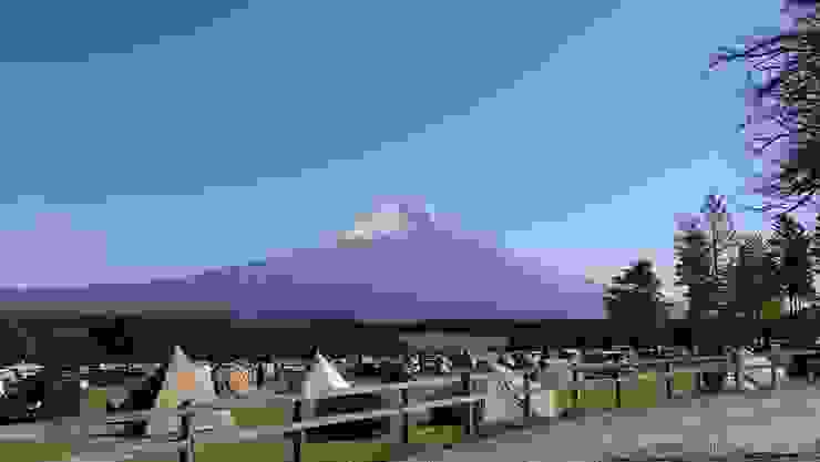 富士山與帳篷