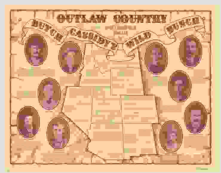 Outlaw country : Rocky Mountain domain of Butch Cassidy's Wild Bunch. (By James. H. Beckstead)