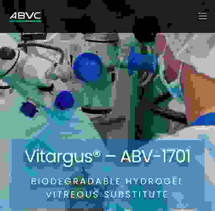 ABVC集團專利人工玻璃體Vitargus研發成果卓越