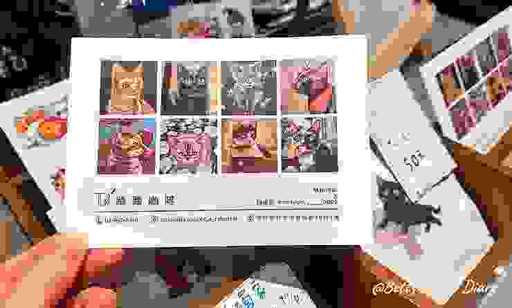 ▲踏踏咖啡的貓咪畫像 /圖片來源：Betty's Jump Diary