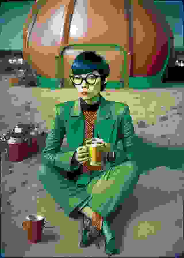 Oil field, Flash, Normal exposure, Bangs, Green Tea, Ilford film, Matte lenses, Ethnic wear, Squat Sitting, Metal Frame glasses, Short Hair with Fringe, Delicate lines, Surprised, Smooth strokes, Multi-layered, Coin Purse, Tailcoat, Chocolate, Primary colors, Carrot, High-waisted Pants, Pizza, Green curry chicken, Color composition, Mermaid gown, Sichuan hot pot, Emotionally Charged, Metaphorical, Neon lenses, Distinctive,  Profound Concept,  Emotionally Charged,  Engaging,  Beautiful Details
