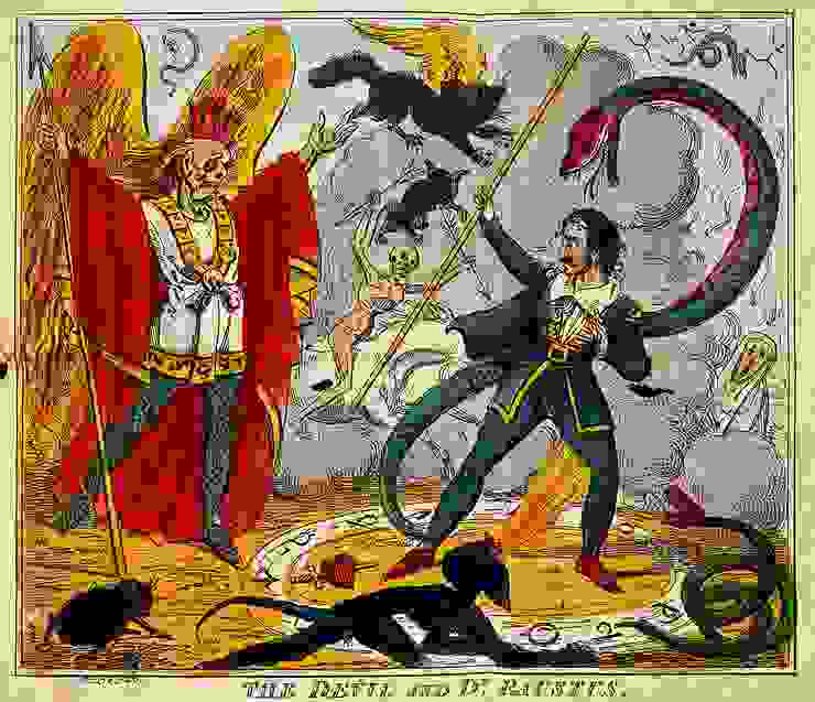 The Devil and Dr. Faustus meet, Wellcome Library, London