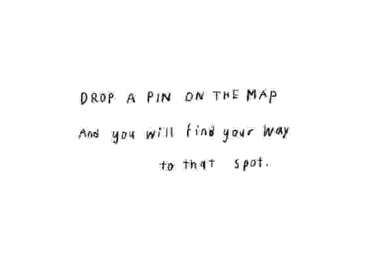 想要去哪裡，就在地圖上畫一個點，然後畫出路線走過去吧