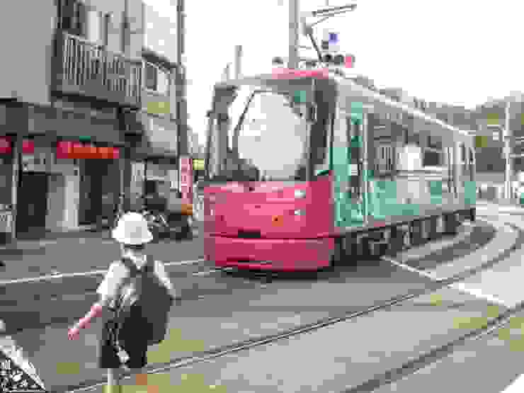 圖．東京的街景 & 路面電車